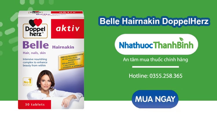 Mua Belle Hairnakin chính hãng tại Nhà thuốc Thanh Bình