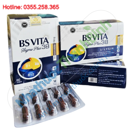 BS VITA Thymo Plus 3B – Hỗ trợ tăng cường sức đề kháng, bổ sung Vitamin B giúp giảm mệt mỏi, căng thẳng