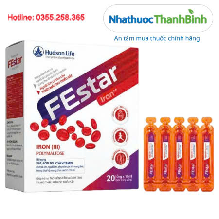 Festar Iron bổ sung sắt acid folic và vitamin cho trẻ em phụ nữ trước khi mang thai, đang mang thai và cho con bú