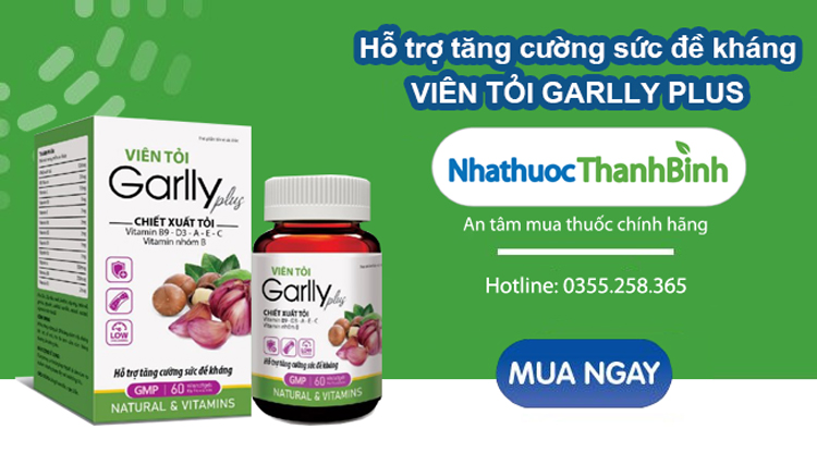 Mua Garlly Plus chính hãng tại Nhà thuốc Thanh Bình