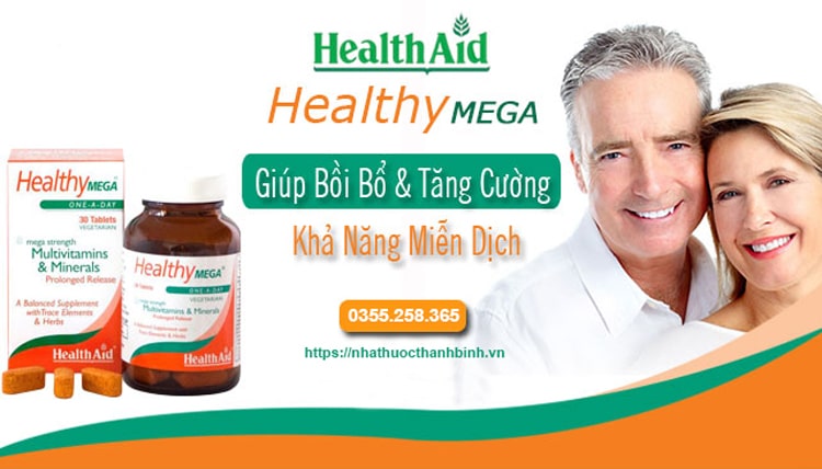 Healthy Mega giúp bồi bổ cơ thể cải thiện hệ miễn dịch