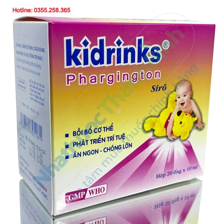 Kidrinks Phargington hộp 20 ống x 10ml