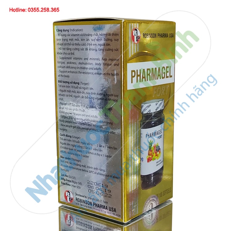 Pharmagel Fort hỗ trợ tăng sức đề kháng, bồi bổ cơ thể