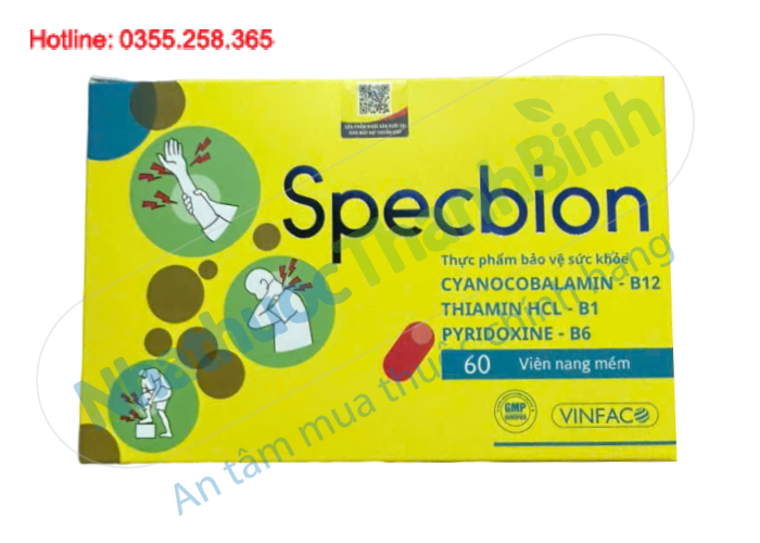 Specbion bổ sung Vitamin B1 B6 B12 hỗ trợ hệ thần kinh