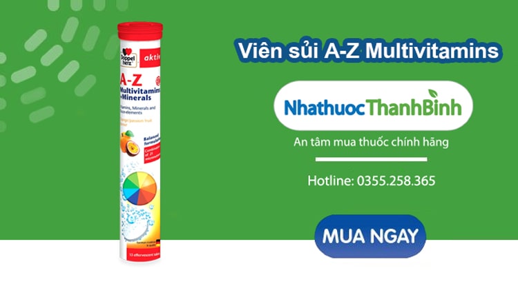 Mua viên sủi A-Z Doppel Herz chính hãng tại Nhà thuốc Thanh Bình