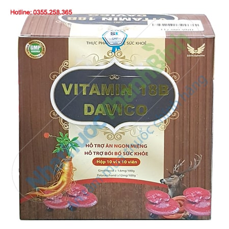 Vitamin 18B Davico bổ sung 18 vitamin hỗ trợ tăng đề kháng