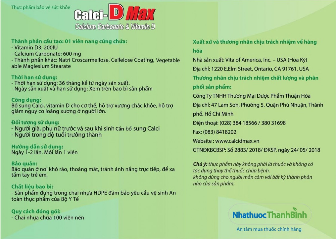 Viên uống Calci DMax dùng cho người cao tuổi hoặc phụ nữ trước và sau khi sinh cần bổ sung canxi