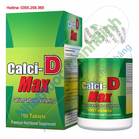 Calci DMax hỗ trợ xương chắc khỏe phòng loãng xương