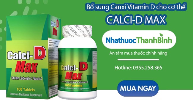 Mua viên uống Calci DMax chính hãng tại Nhà thuốc Thanh Bình