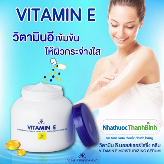 Aron Vitamin E Thailand - dưỡng ẩm, chăm sóc da hiệu quả