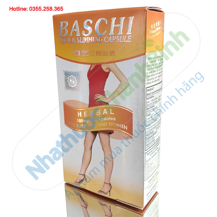 Thuốc giảm cân Baschi cam Thái Lan mang lại hiệu quả vượt trội trong giảm mỡ bụng