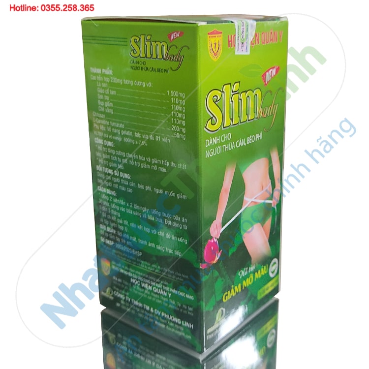 Viên giảm cân Slim Body Học viện Quân Y